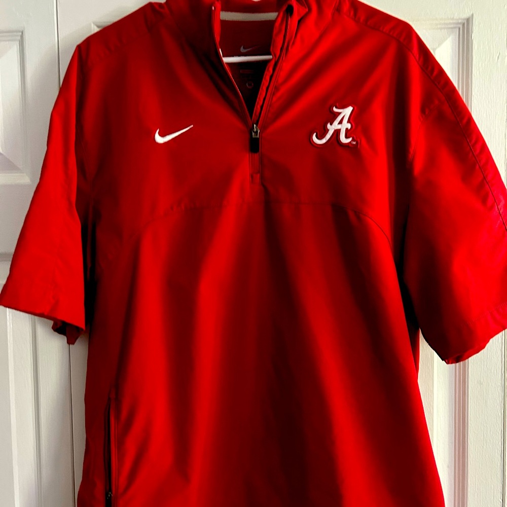 Alabama Crimson Tide Nike Quarter Zip Short Sleeve